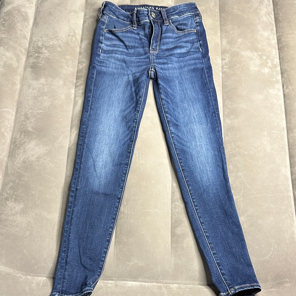 American Eagle Outfitters Women's High Rise Jeggings Next Level Stretch Size 2